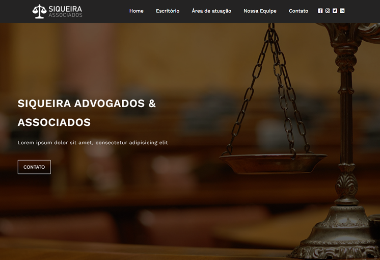 Site para advogado template 4